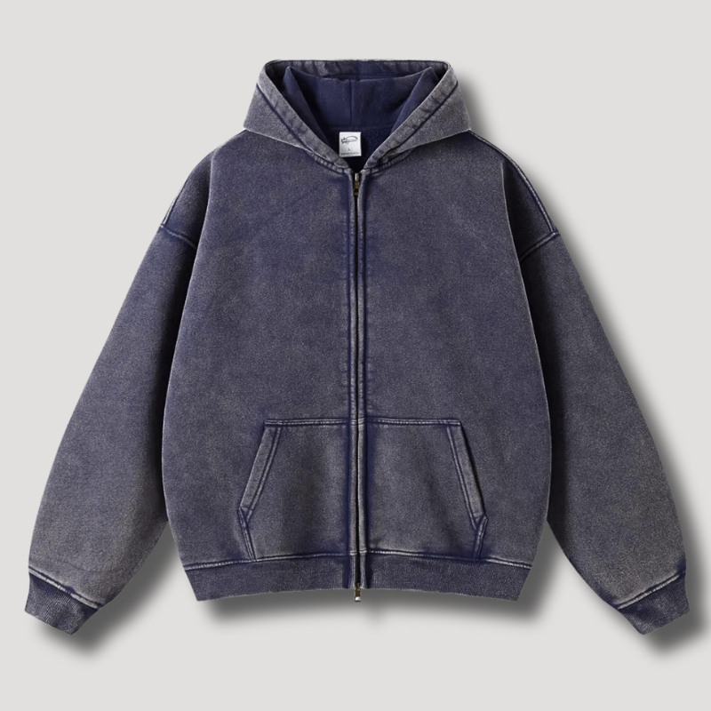 Skye Men’s Zip-Up Hoodie – Casual Hooded Sweatshirt with Comfortable Fit